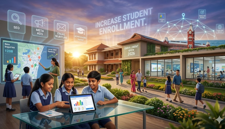 Digital Marketing for Schools: Complete Guide to Increase Student Enrollment(2026)